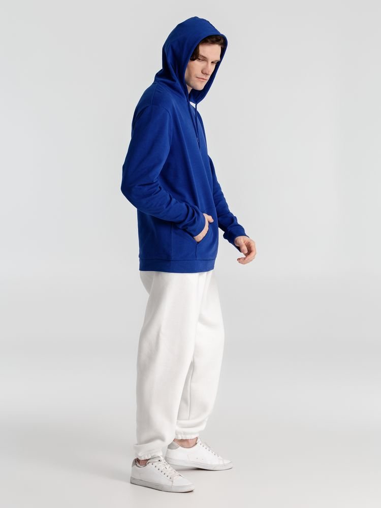 Толстовка с капюшоном унисекс Hoodie, ярко-синяя_13