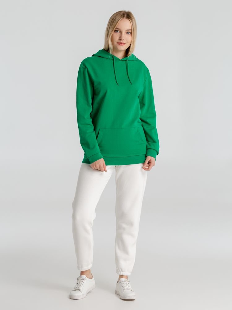Толстовка с капюшоном унисекс Hoodie, зеленая_8