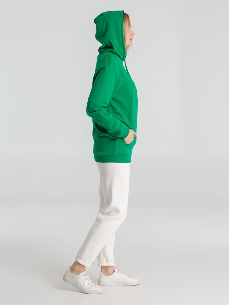 Толстовка с капюшоном унисекс Hoodie, зеленая_6