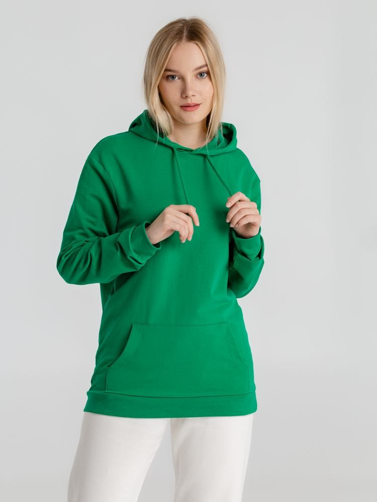 Толстовка с капюшоном унисекс Hoodie, зеленая_5