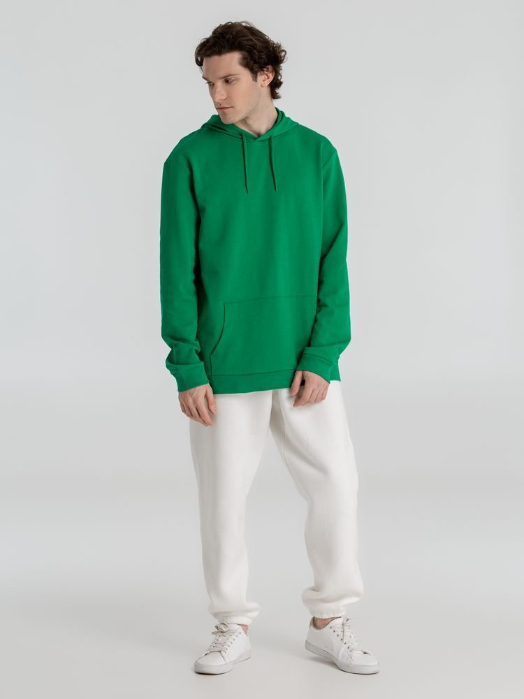 Толстовка с капюшоном унисекс Hoodie, зеленая_10