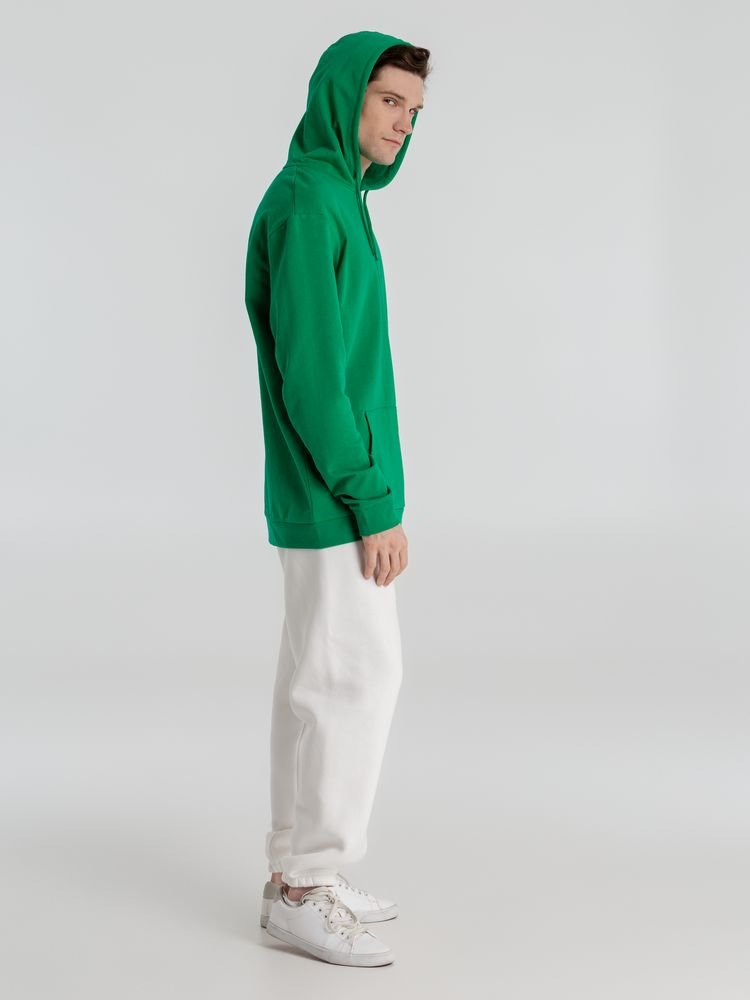 Толстовка с капюшоном унисекс Hoodie, зеленая_11
