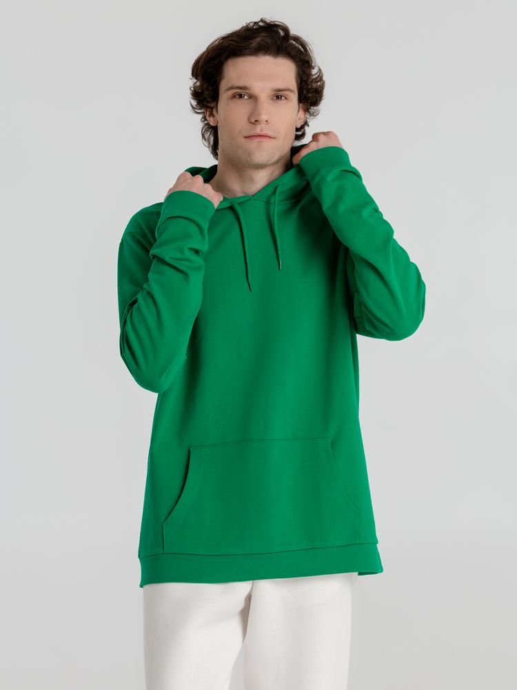 Толстовка с капюшоном унисекс Hoodie, зеленая_9