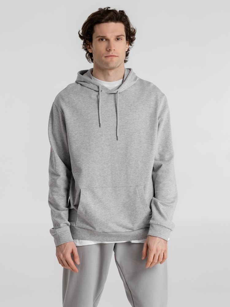 Толстовка с капюшоном унисекс Hoodie, серый меланж_5