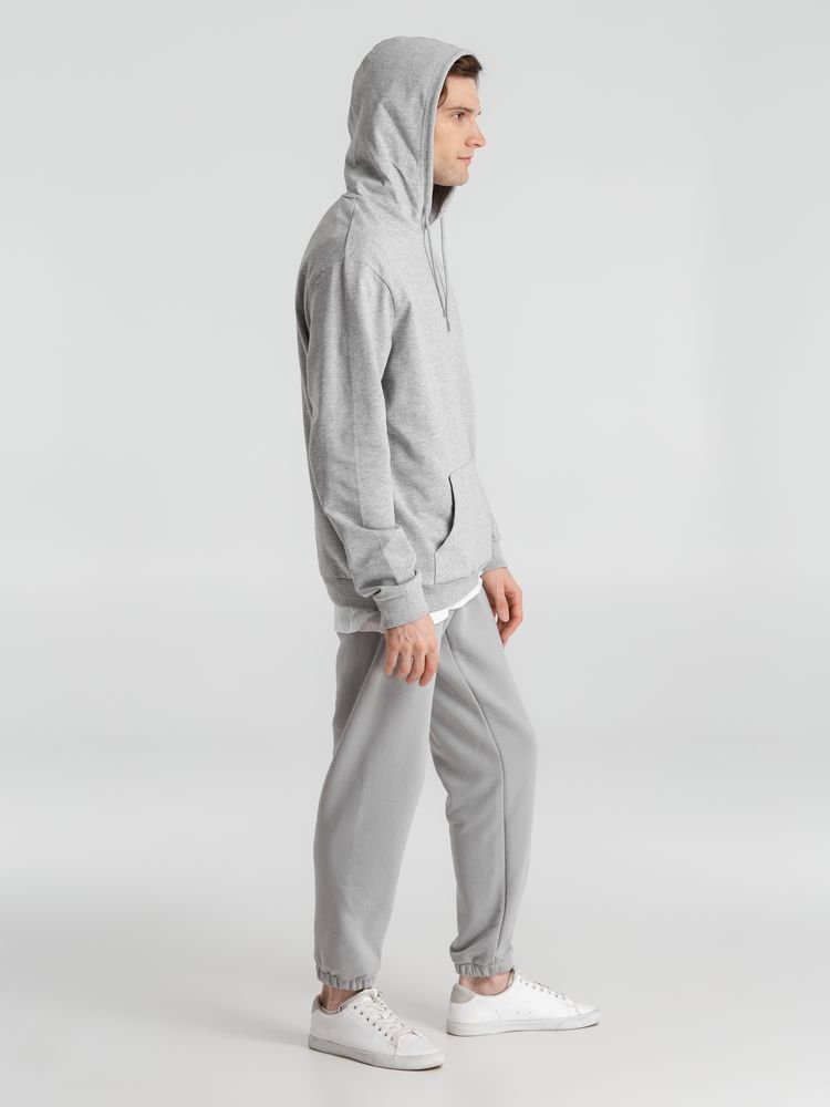 Толстовка с капюшоном унисекс Hoodie, серый меланж_9