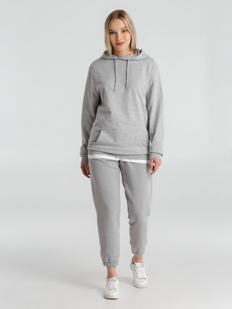Толстовка с капюшоном унисекс Hoodie, серый меланж_13