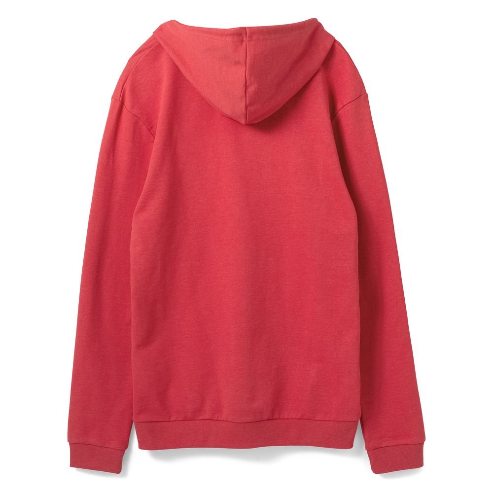 Толстовка с капюшоном унисекс Hoodie, красный меланж_1
