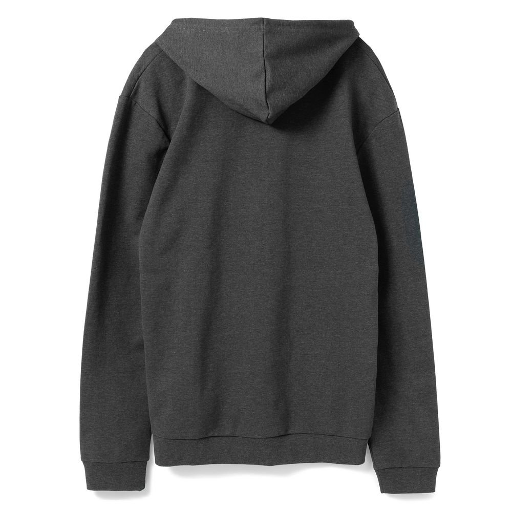 Толстовка с капюшоном унисекс Hoodie, серый меланж (антрацит)_1