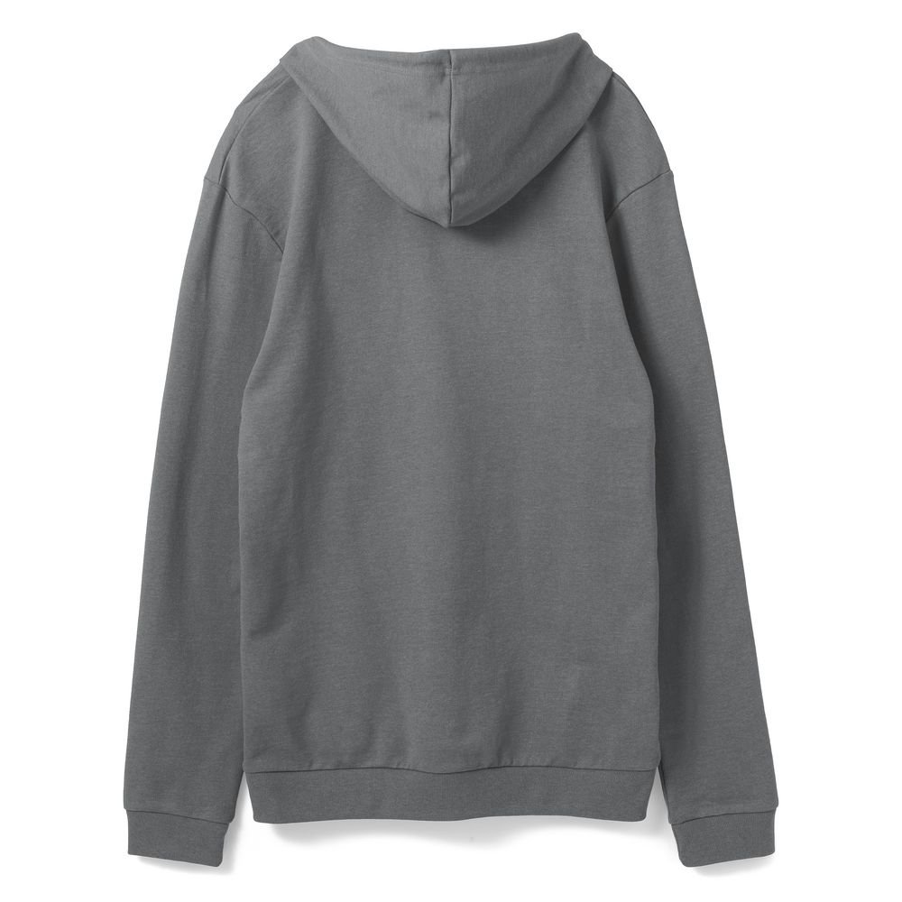 Толстовка с капюшоном унисекс Hoodie, серая (стальная)_1