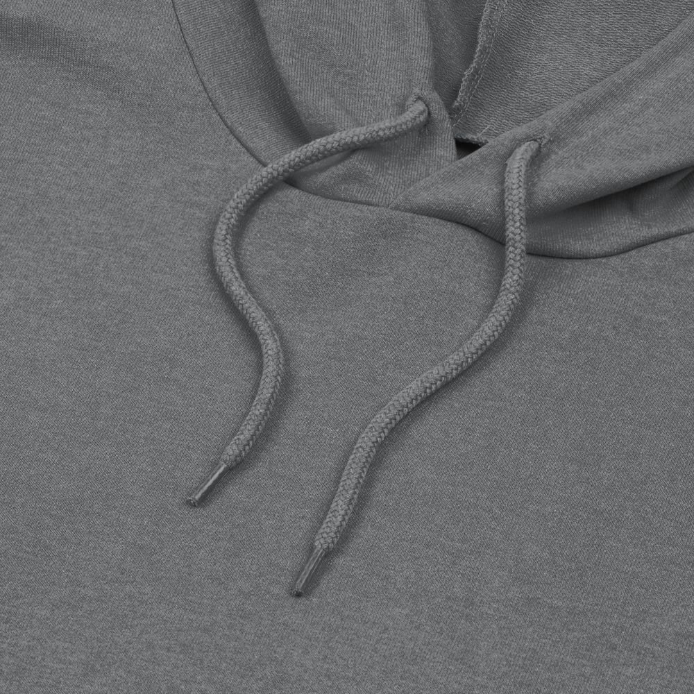 Толстовка с капюшоном унисекс Hoodie, серая (стальная)_2