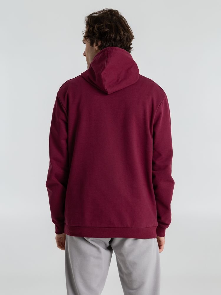 Толстовка с капюшоном унисекс Hoodie, бордовая_11
