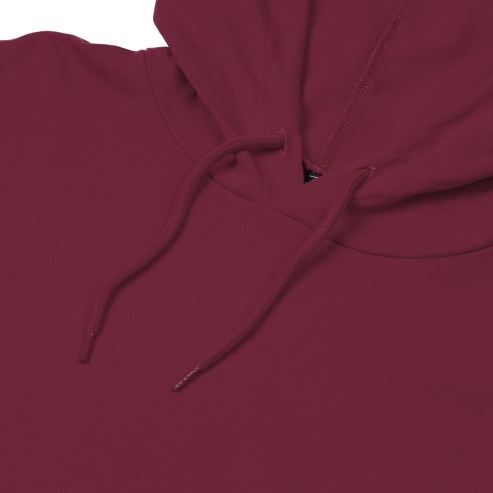 Толстовка с капюшоном унисекс Hoodie, бордовая_2