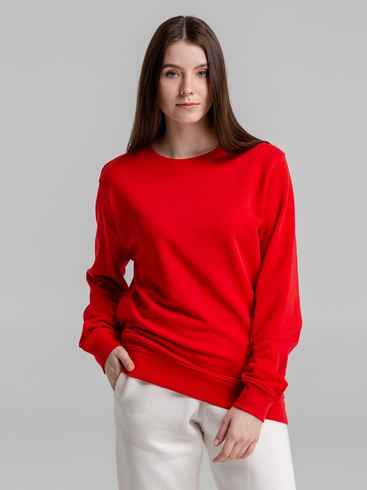 Свитшот унисекс BNC Organic, красный_8