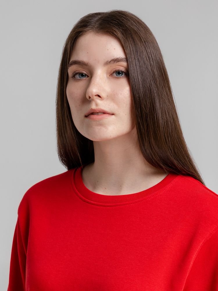 Свитшот унисекс BNC Organic, красный_11