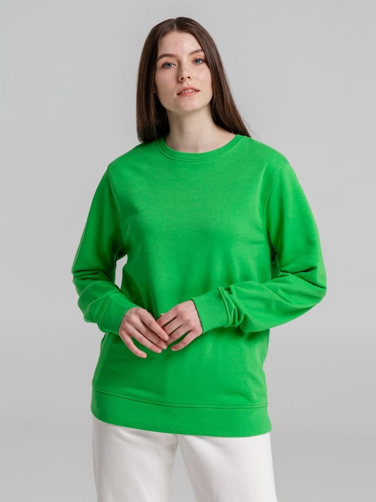 Свитшот унисекс BNC Organic, зеленый_8