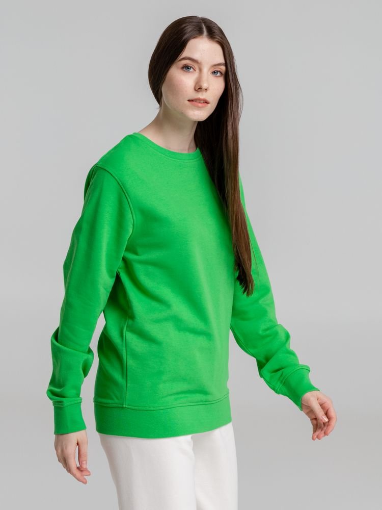Свитшот унисекс BNC Organic, зеленый_9