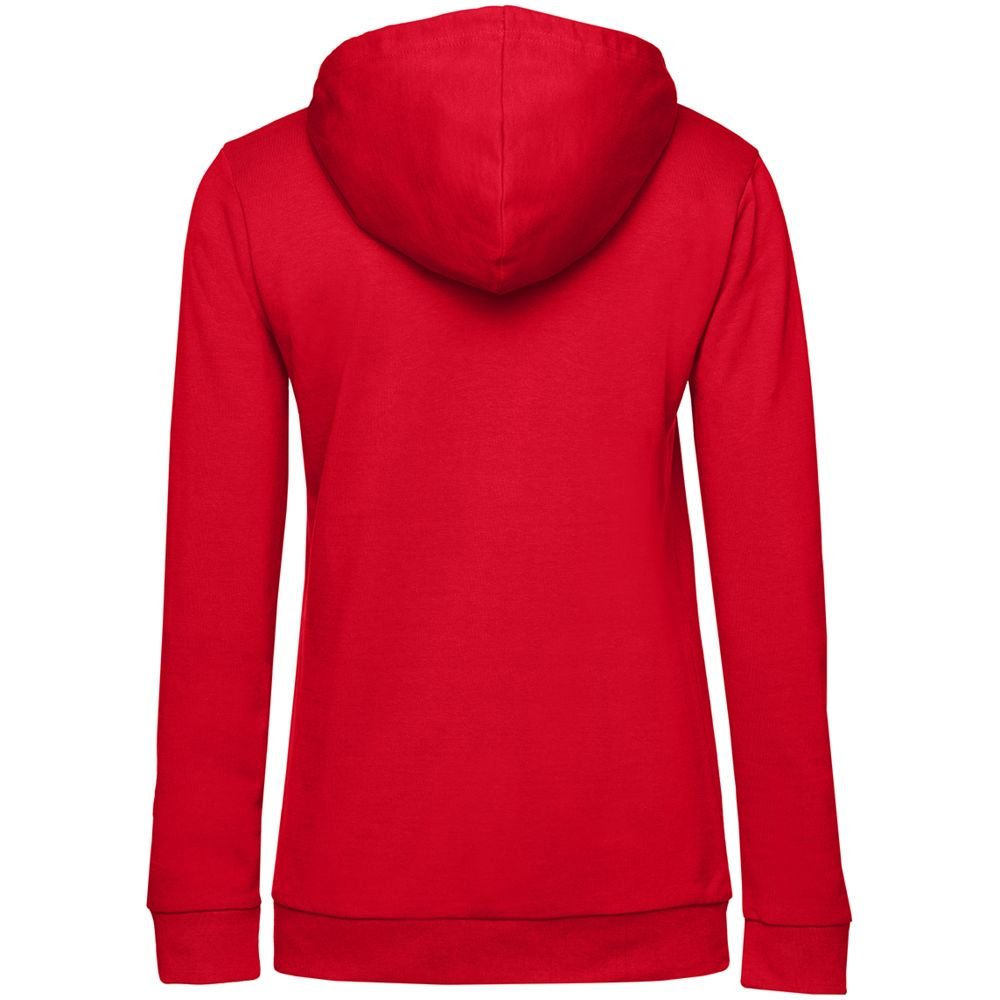 Толстовка с капюшоном женская Hoodie, красная_1