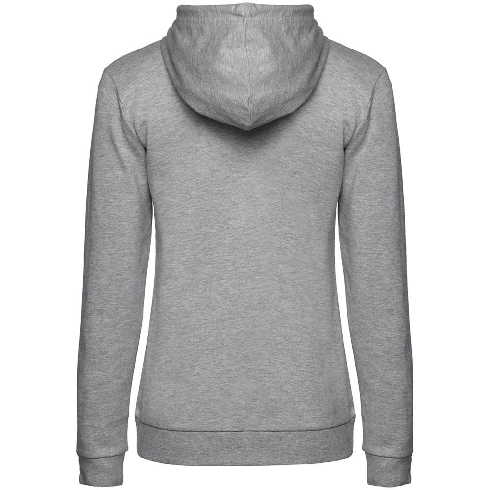 Толстовка с капюшоном женская Hoodie, серый меланж_1
