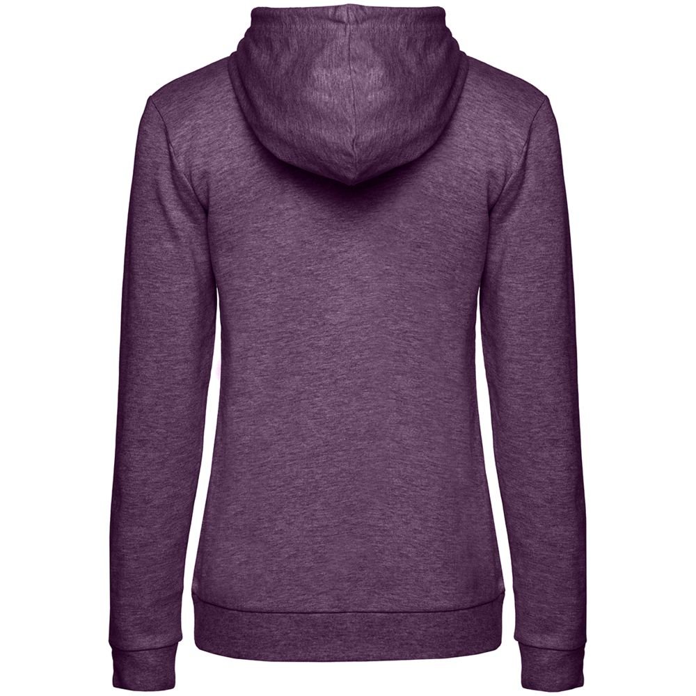 Толстовка с капюшоном женская Hoodie, фиолетовый меланж_1