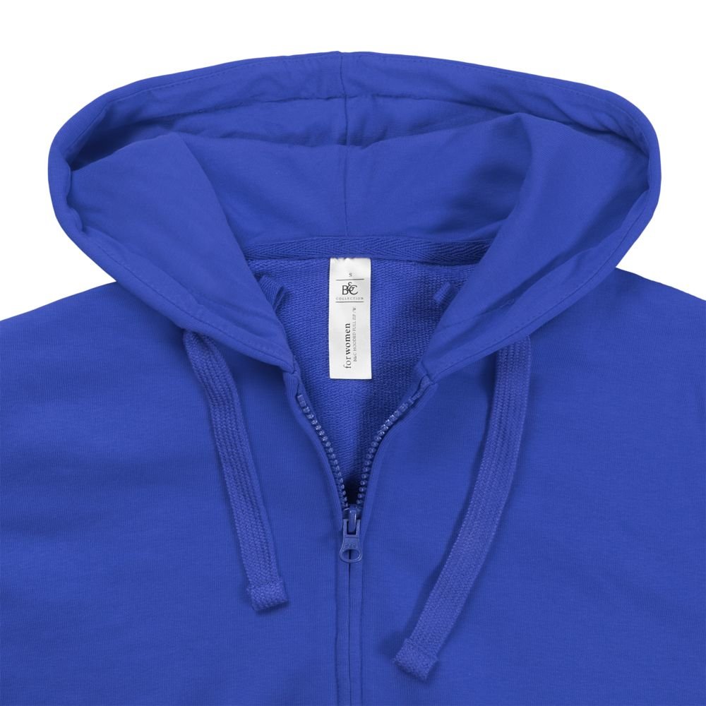 Толстовка женская Hooded Full Zip ярко-синяя_3
