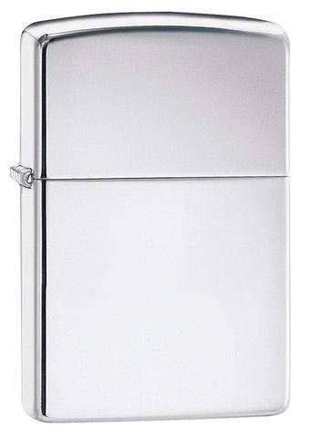 Зажигалка ZIPPO Armor™ c покрытием High Polish Chrome, латунь/сталь, серебристая, 37х13x58 мм