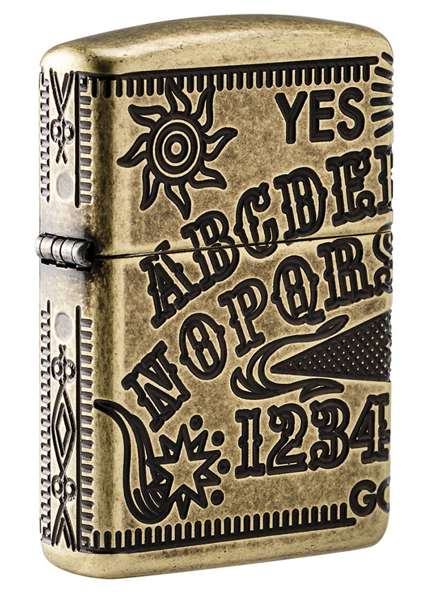 Зажигалка ZIPPO Armor™ с покрытием Antique Brass, латунь/сталь, медная, матовая, 36x12x56 мм
