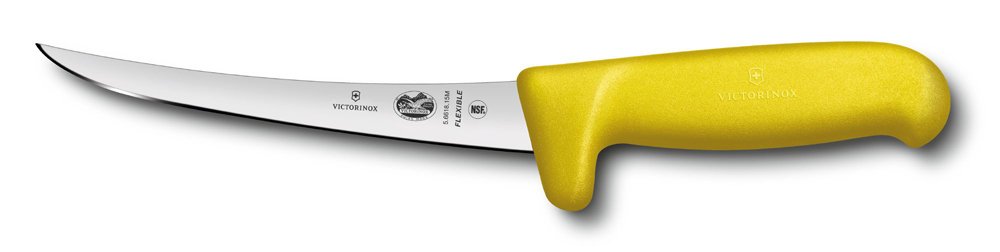 Нож обвалочный VICTORINOX Fibrox, супергибкое лезвие 15 см, жёлтый