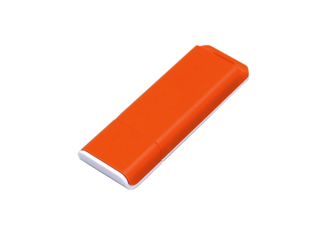 USB 2.0- флешка на 16 Гб с оригинальным двухцветным корпусом
